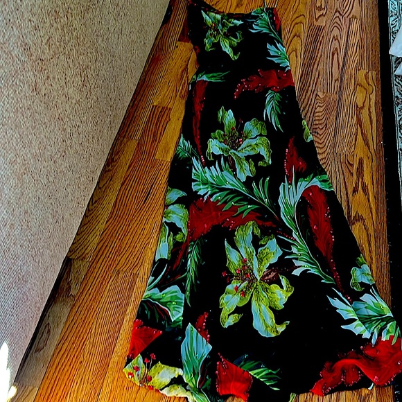 ❤️StunningAlberto Makali100% SilkBeaded&Sequined.GorgeousFloralLeaf patternEUC10 - Picture 3 of 10